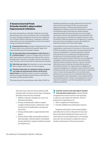 article page of lessons learned form health's observation